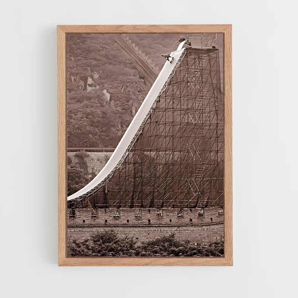 Poster Pont Métallique – affiche Skateboard (vue 4)